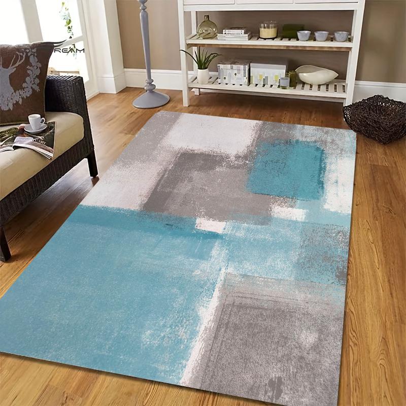 

Принт картины абстрактного искусства Ковры Гостиная Нескользящие Коврики для дома Спальня Кухня Придверный коврик Машинная стирка Напольный коврик 50X80cm