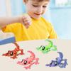 3D Printed Gecko Toy Magnetic Articulated House Lizard Figurine Animal Fidget Toy for Refrigerator Magnet Computer Monitor Decor