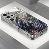 Texture Atmosphere Simplicity High-end Electroplating Glass PhoneCase for Samsung Galaxy S26 S25 S24 S23 S22 S21 FE,Ultra,Plus