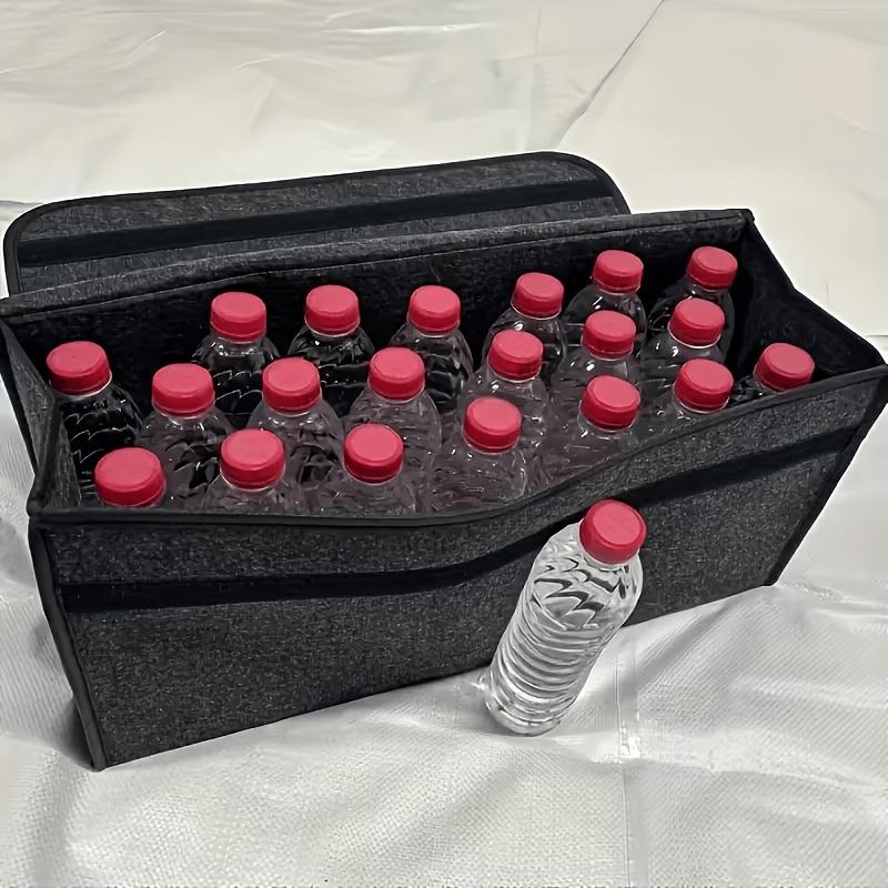 Large Car Trunk Storage Bag- Foldable Felt Cloth Storage Bag for Car Trunk Tools & Groceries Organizer, Space Saving Vehicle Interior Box