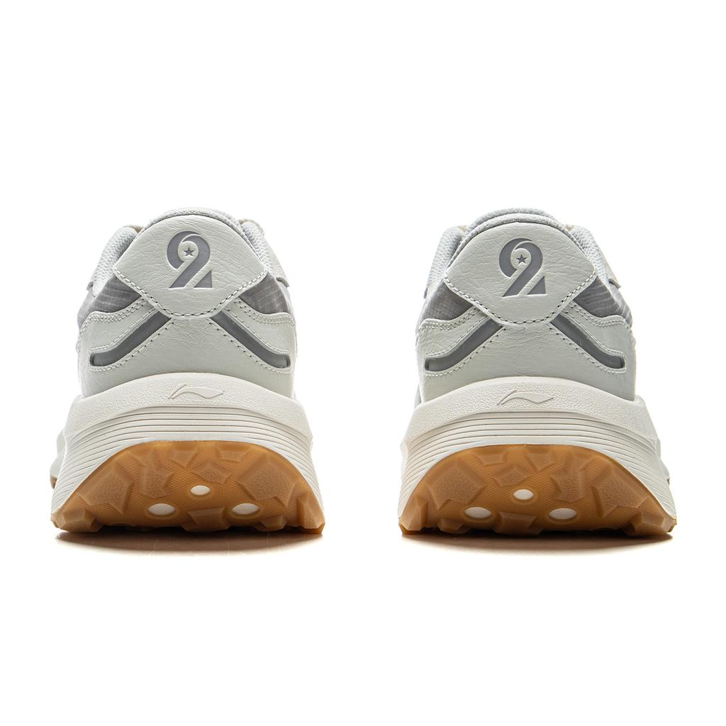 Li Ning Zeng Rong M500 Versatile Retro Thick Sole Fashion Trend Shock Absorption Non-Slip Wear-Resistant Support Low-Top Casual Shoes AGCV056-2