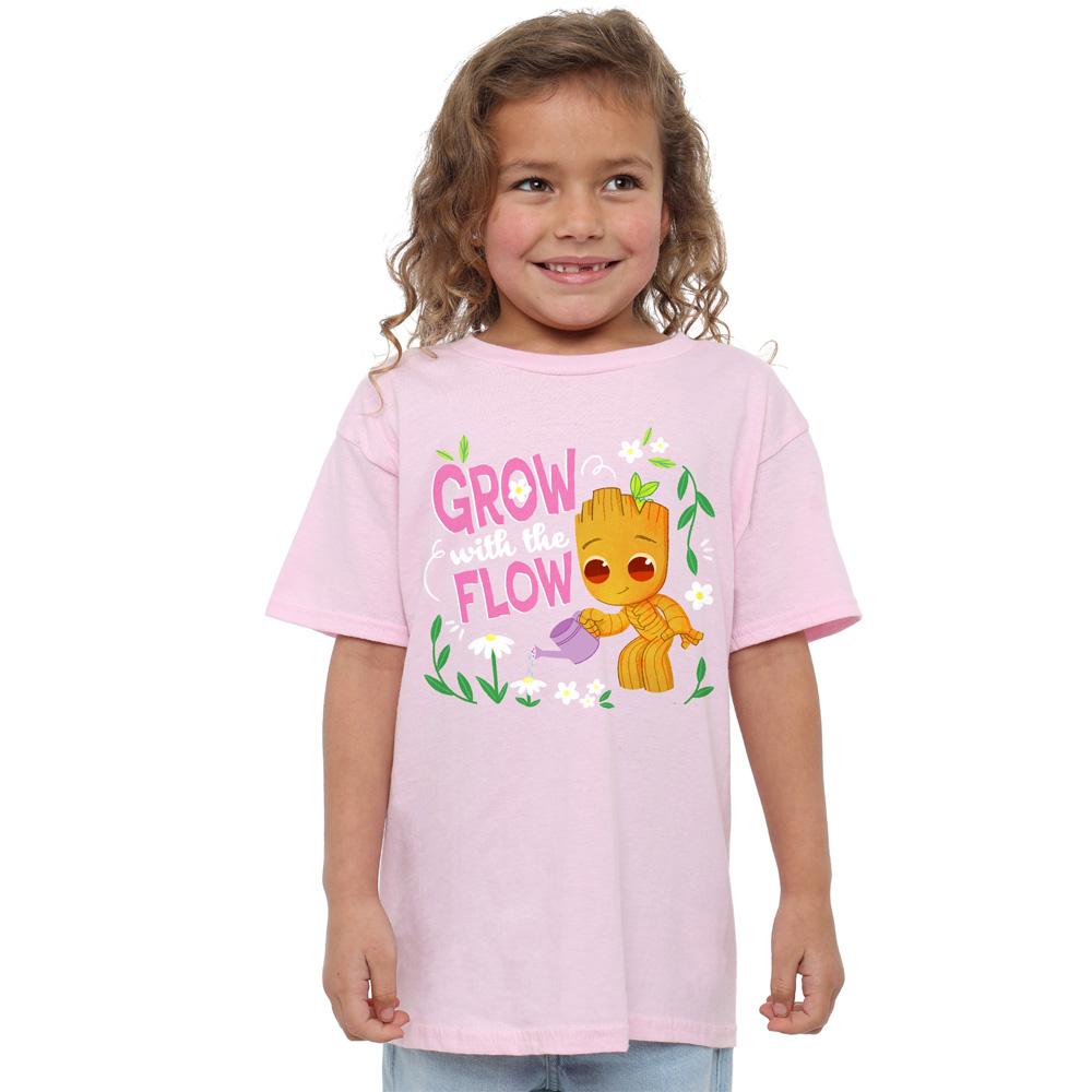 Guardians Of The Galaxy Kinder/Kinder Grow With The Flow Groot Blumen T-Shirt