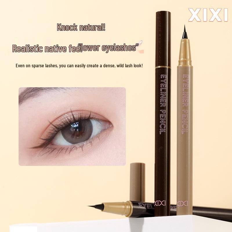 XiXi Spirit Eyes Fine Eyeliner: Natural, Slim Tip, Non-Smudging, Beginner-Friendly for One-Stroke Shaping