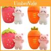 Cute Strawberry Bunny Plush Toy Soft And Cuddly Stuffed Animal For Girls 30cm/0.18kg