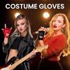 Gothic Lolita Fingerless Dance Glove Jazz Style Performance Mittens New Fashion Dance Mittens