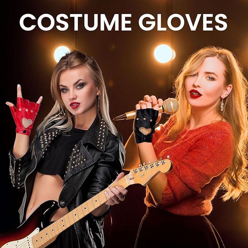 Gothic Lolita Fingerless Dance Glove Jazz Style Performance Mittens New Fashion Dance Mittens