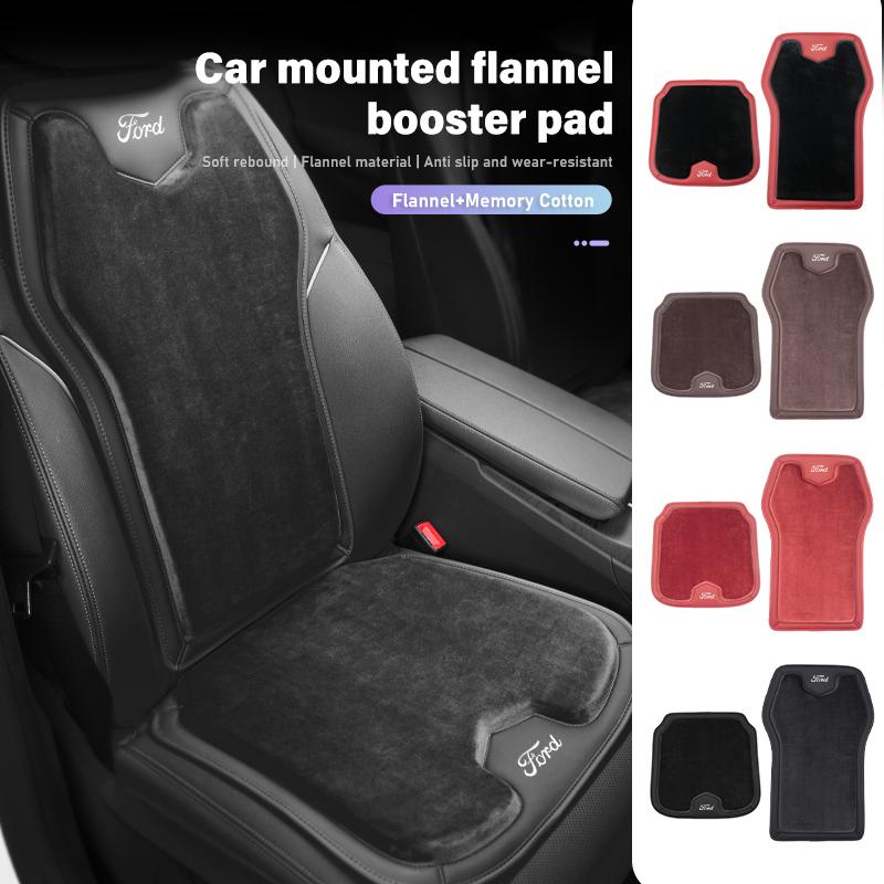 Flannel Car Front Seat Cushion Anti-slip Seat Protective Cover For Ford Focus mk2 mk3 mk4 Fiesta Ranger Mondeo S-MAX Kuga