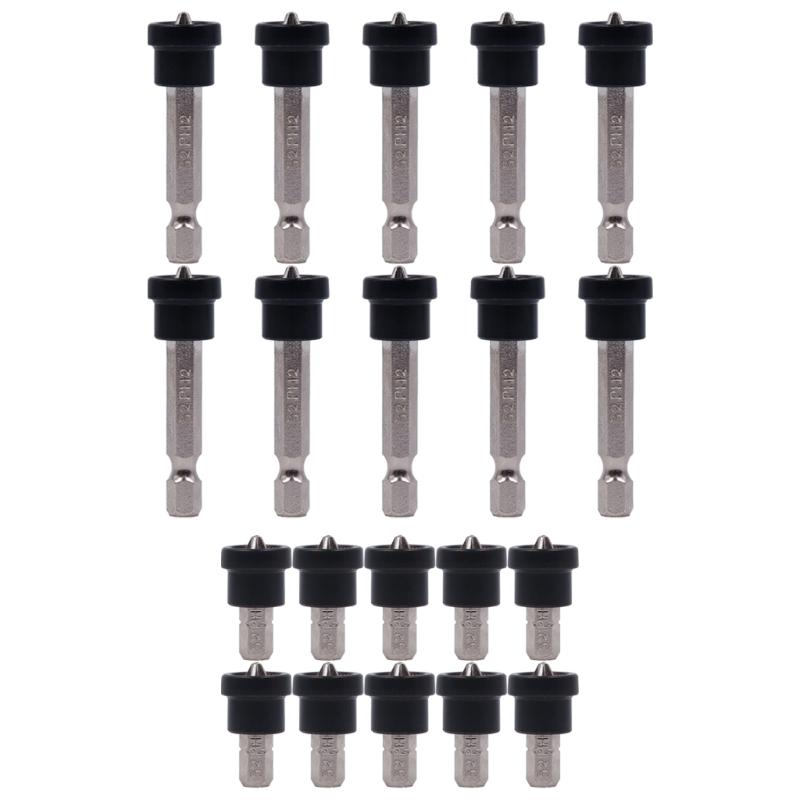 Plasterboard Positioning Screwdriver Bits PH2 Hex Shank Screws Locating Batch Head For Woodworking Tools
