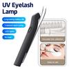 Lash Tweezer Lamp Silicone Cordless Mini Gel Quick Curing Light Portable Handheld Lash Extension Lamp With Press Switch For Nail