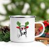 Santa Hat Animal Dog Cat Print Creative Coffee Cup Camping Mug Kawaii Unusual Tea Cup Friends Drinkware Cups To Sublimate Cupshe