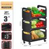 Beiying 3-Tier Rolling Kitchen Storage Cart