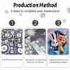 Disney DIY Pearl Painting Judy and Nick Decorative Painting Creative Ornaments Friends Gifts Desktop Furnishings Home Decoration