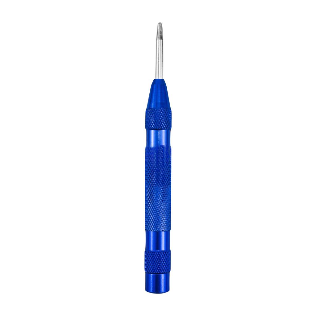 Spring Loaded Center Punch Tool with HSS Steel Tip for Precision Marking and Emergency Escape