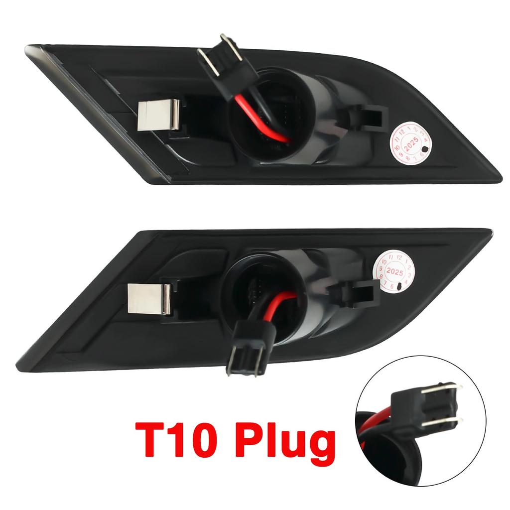2 stk 12V Gult Sidespeillys Dynamiske LED Sidemarkeringslys Blinklys For VW For Transporter T6.1 Facelift 2020-Opp