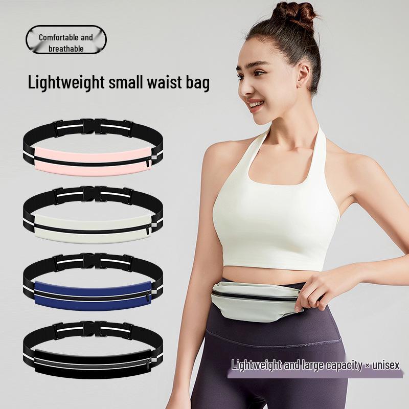 Lightweight Waterproof Sports Running Waist Bag - Invisible Elastic Phone Holder