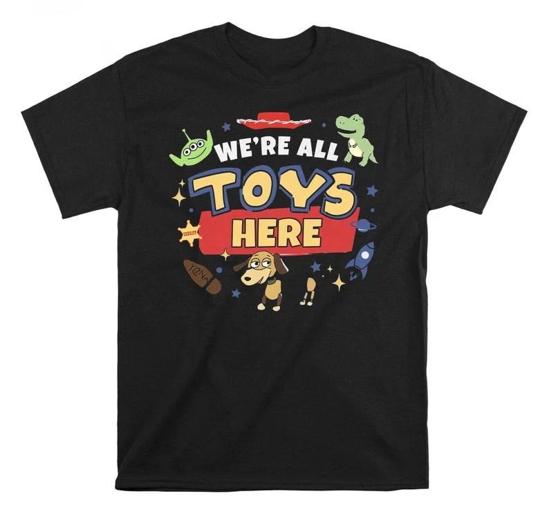 Pixar Toy Story Characters Were All Toys Here Tshirt 2025 S