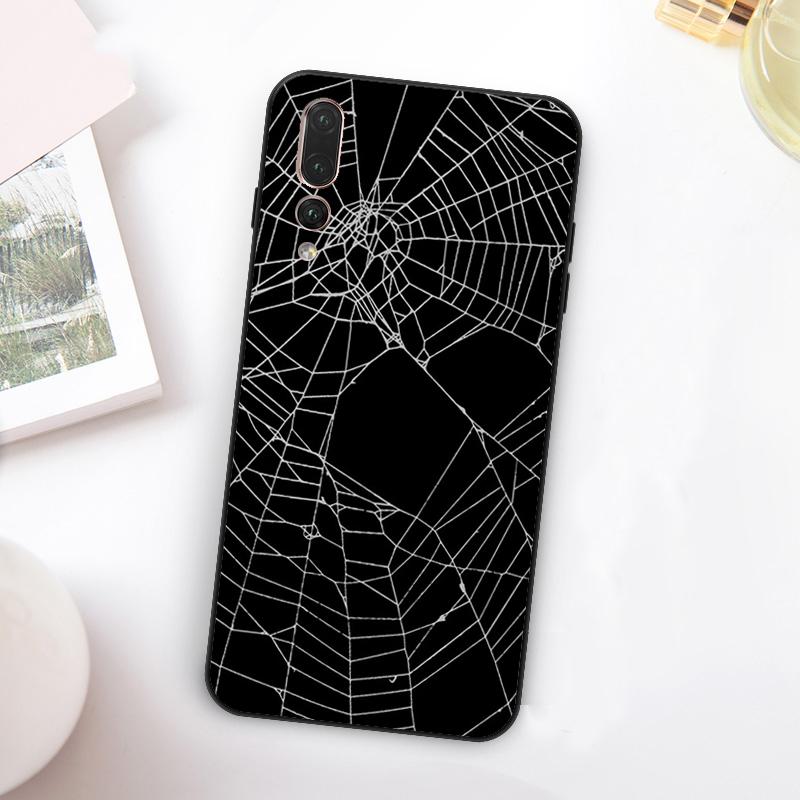 Spinnennetz-Kopfmaske für Huawei Nova 11 10 9 SE Y70 Y60 Y90 Y61 Y91 Y73 Y72 12i 11i 8i P30 P40 Lite P60 Pro Hülle
