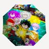 1pc My Hero Academia Automatic Opening/Closing Outdoor Umbrella with Boku No Hero Characters - Portable 3-Fold Design, 8-Rib Iron Frame Outdoor f