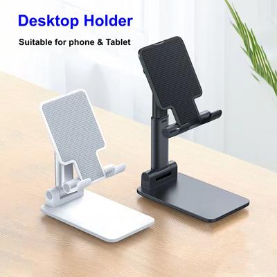 Soporte Plegable para Teléfono Móvil de Escritorio para IPhone IPad Huawei Soporte de Escritorio Ajustable para Tablet Soporte Elevable y Ajustable en Ángulo