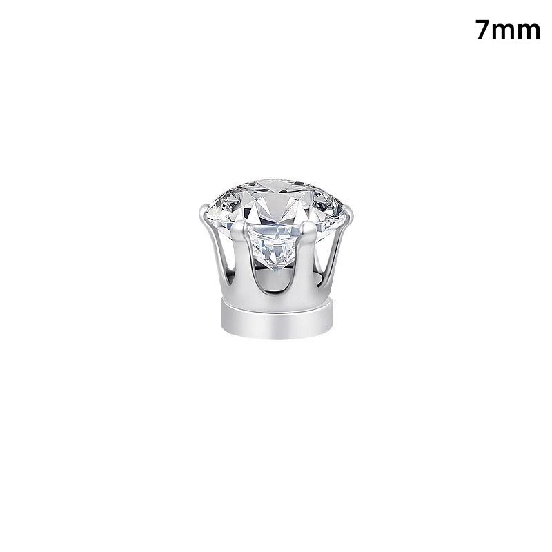 1/2 Bucăți Clipsuri Magnetice pentru Urechi Știfturi pentru Urechi cu Zirconiu Cubic Fără Necesitatea Găuririi și Aspect Strălucitor Perfecte pentru Purtare Zilnică Petreceri Întâlniri