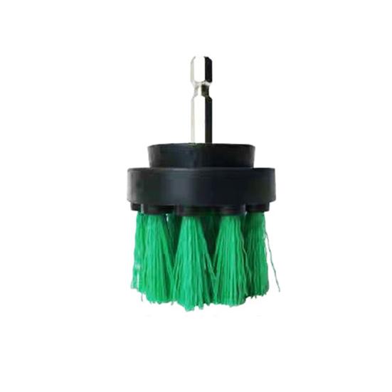 

2-дюймовая пластиковая мебель для салона автомобиля, очиститель пыли, щетка для электрической дрели зелёный