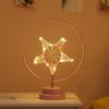 Battery / USB Powered Romantic LED Desk Lamp for Living Room Office Decorative
