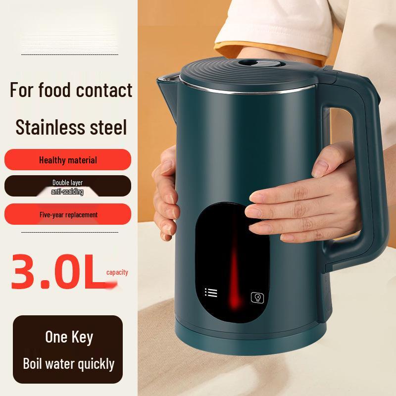 

Large Capacity Insulated Electric Kettle - Fast Boiling with Auto Power-Off