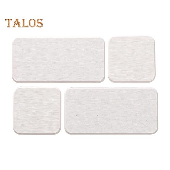 

4 шт. водопоглощающий каменный поднос, мгновенно высыхающий, подставка под раковину, кухонная губка, подставка для мыла и зубных щеток для ванной комнаты, столешница белый