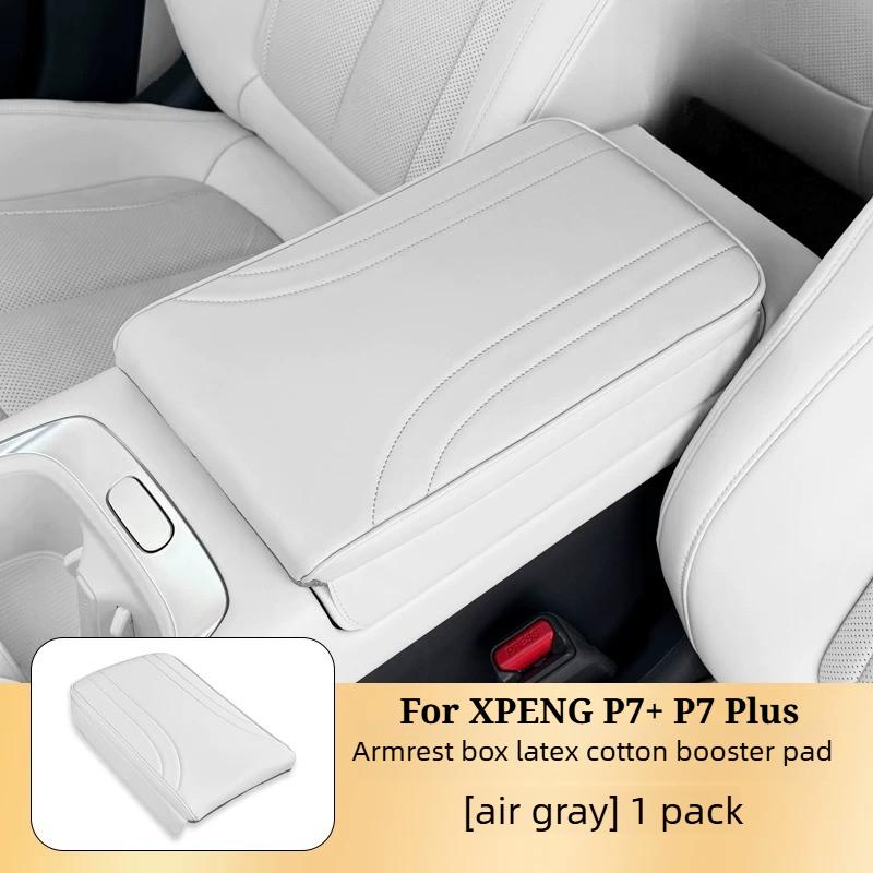 For XPENG P7+ P7 Plus Special Central Armrest Case Protective Cover Napa Leather Boost Pad Interior Decorative Supplies