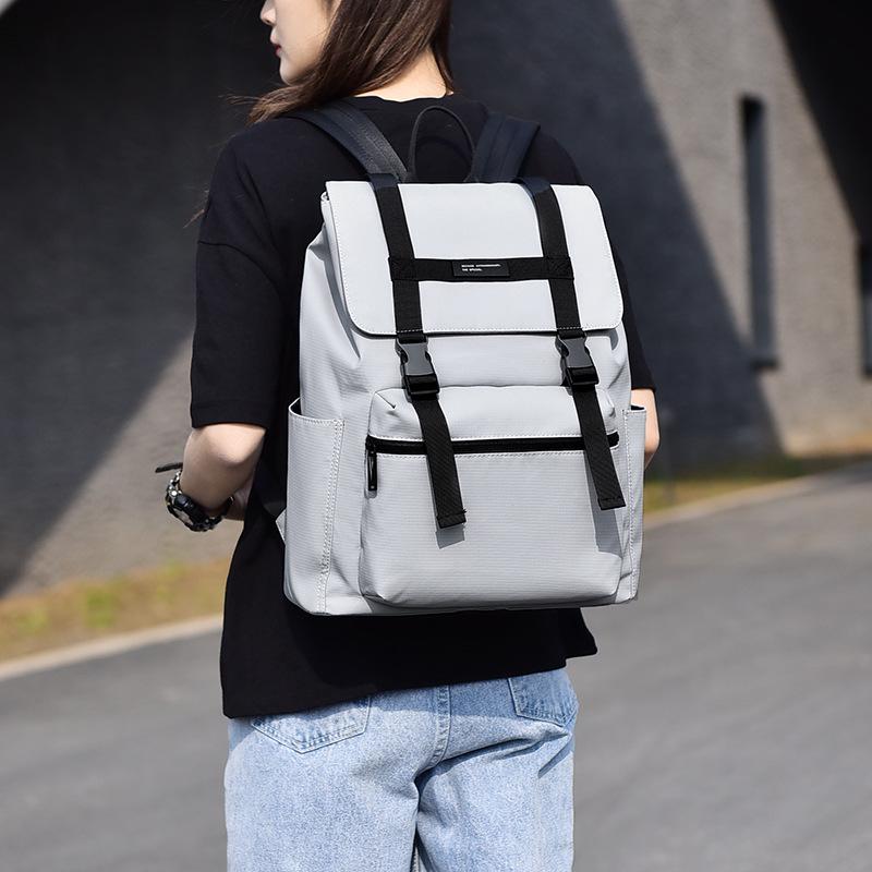 Unisex Minimalist Commuting Backpack with Custom Logo, High School Ready