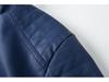 Men's Slim Fit Trendy Leather Motorcycle Jacket with Stand Collar and Plus Size Options