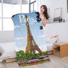 Eiffel Tower Beach Towel Colorful Bath Towels for Girl Microfiber Quick Dry Sand Free Beach Yoga Spa Gym Pool