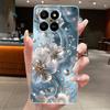 For Honor 400 Smart 5G Case Honor X7d 4G 5G Cover Clear Luxury Fashion Butterfly Flower Soft TPU Silicone Transparent Phone Case