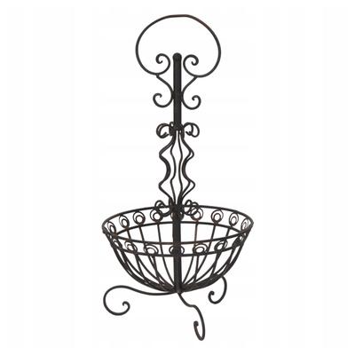 Fruit Platter Metal Basket Brown