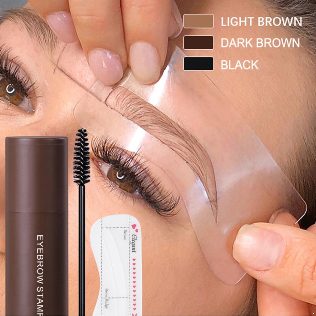 1 Set Contouring Duo: Eyebrow Powder + Hairline Filler – Buildable Color for Natural-Looking Makeup Application