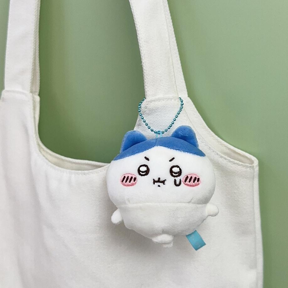 @@10Cm Kawaii Chikawas Hachiware Usagi Angry Pun Series Plush Keychain Pendant Soft Stuffed Cartoon Plush Doll Toy Bag Pendant