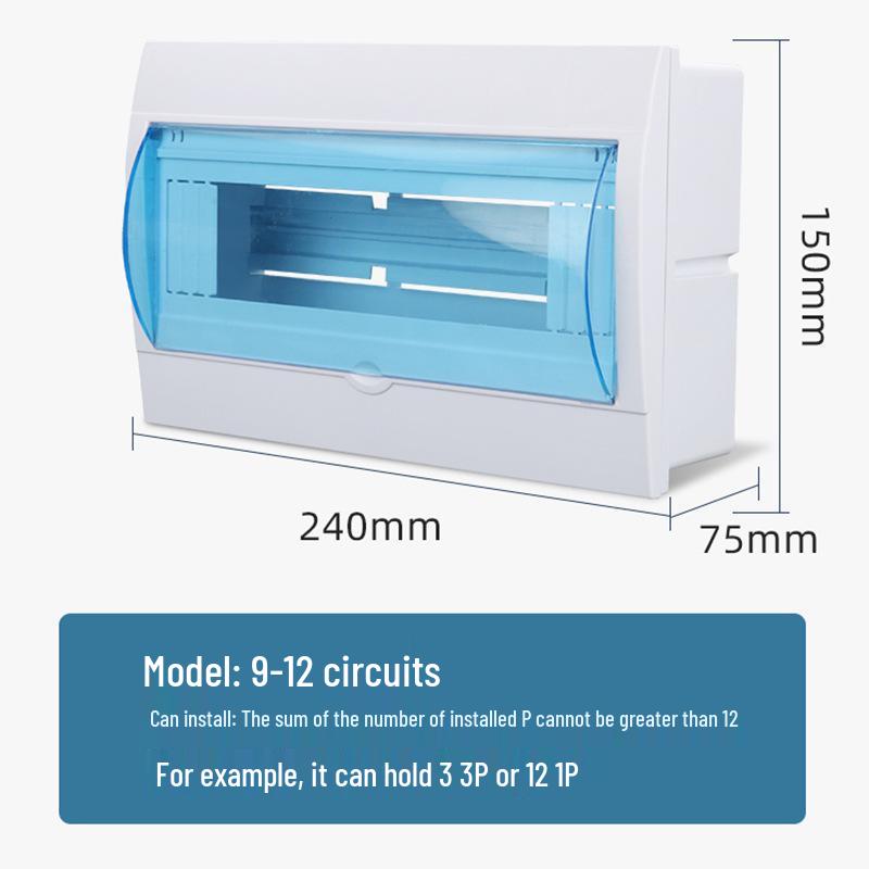 PZ30 Aufputz Wasserdichter Kunststoff MCB Kasten mit Fehlerstromschutz