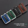 Zinc Alloy+Leather Car Key Case For Great Wall Gwm Wey Tank 300 500 Tank300 Tank500 Car Remote Key Case Cover Protective Shell