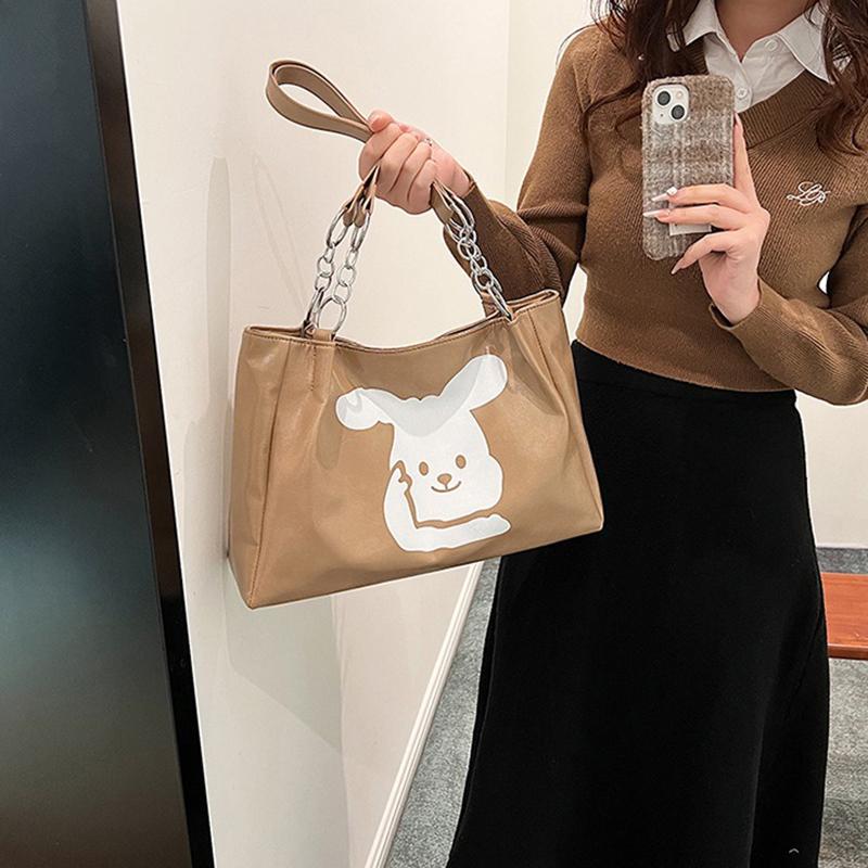 Einkaufstasche für Damen 2024 Neue Pendlertasche mit großem Fassungsvermögen Temperament Beliebte Retro Vielseitige Schulter-Schultasche