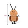 18CM Cute Cockroach Stuffed Animal Toy Soft Fluffy Doll for Kids Cute Hug Pillow Sleeping Companion Birthday Gift Home Decor