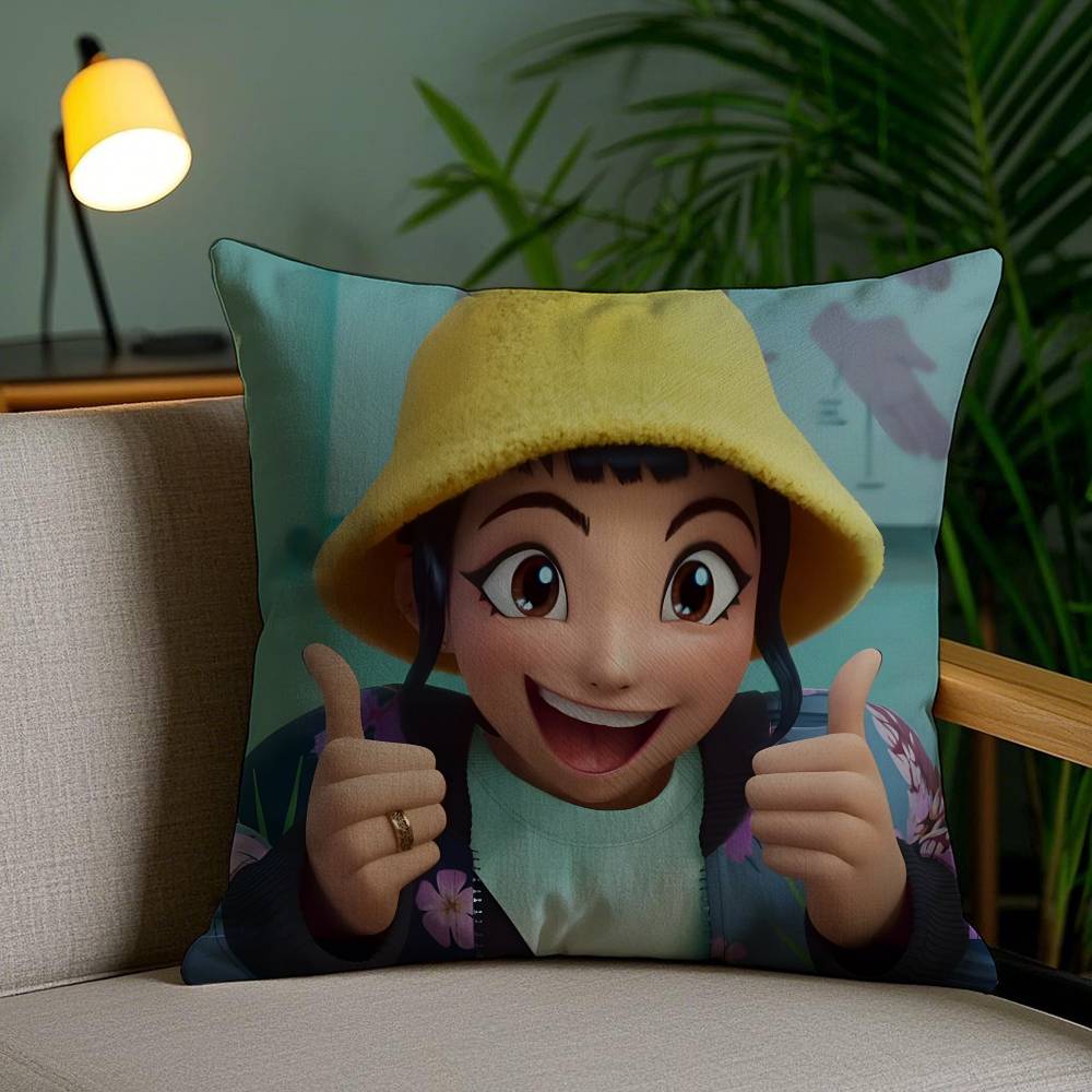 K--kPop D-Dämonen H-Jäger Kissenbezug Milbenabweisend Unsichtbarer Reißverschluss Sofa Bett