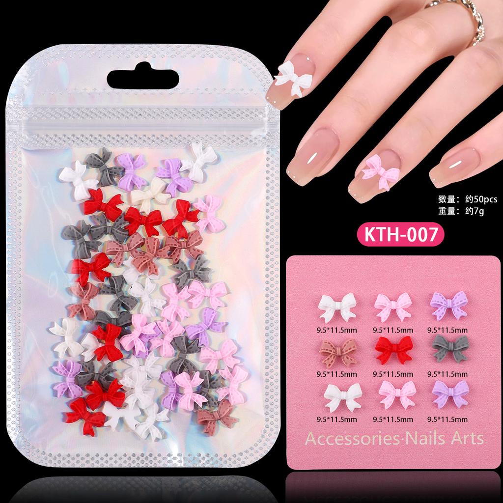 Color Streamer Resin Bow Mixed Nail Art Trinkets Mobile Phone Case Accessories Work In Progress Diy Accessories