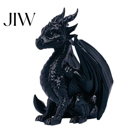 Car Dashboard Accessories 3D Printed Dragon Statue, Winged Figurine, Mythical Creature Gifts for Lovers Sculpture, Home Office Desk Decor, Gift