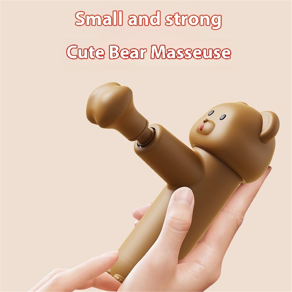 Mini fascia massage gun, impact-type back massager, electric vibrator, portable fitness mini body massager (suitable for women).