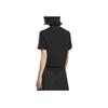 Adidas Originals Round Neck Comfortable Fashion Simple Versatile Short Sleeve Striped Regular T-Shirt Women Tops Black KB6398