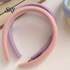 Korean Style Headband Women Comfortable Fit Thickened Sponge Filling Hair Hoop Non-strangling Candy Color Head Shape Fitting Accessory Padded
