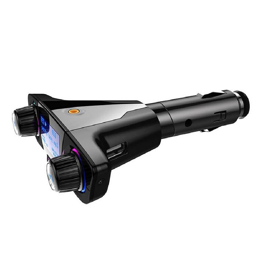 12V Bluetooth Freisprech-Autokit FM-Sender Radio MP3-Player USB-Ladegerät Aux