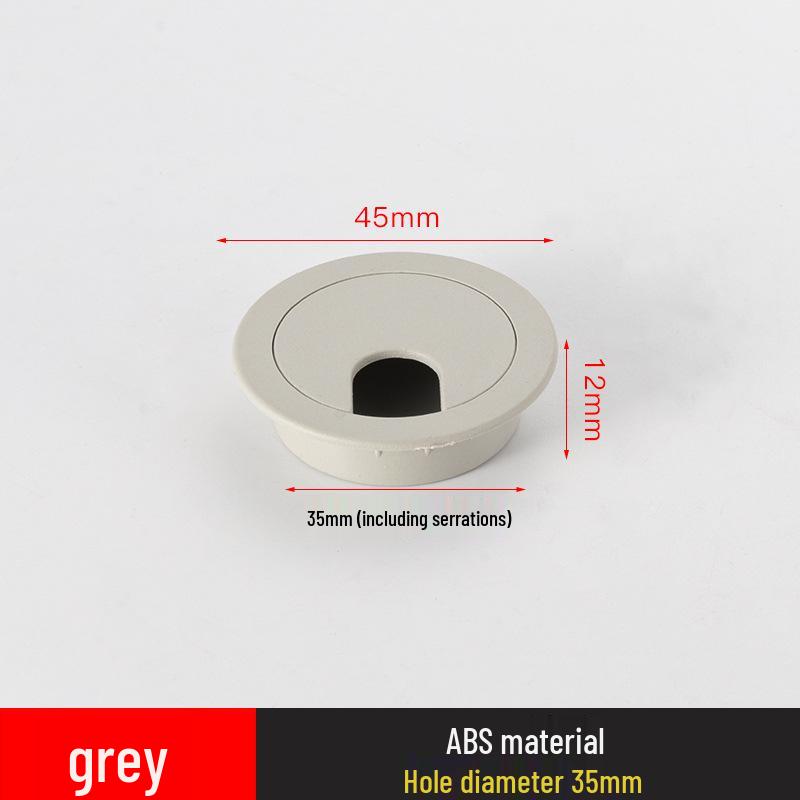 

Office Desk Cable Management Cover – Desktop Grommet & Cable Hole Plate