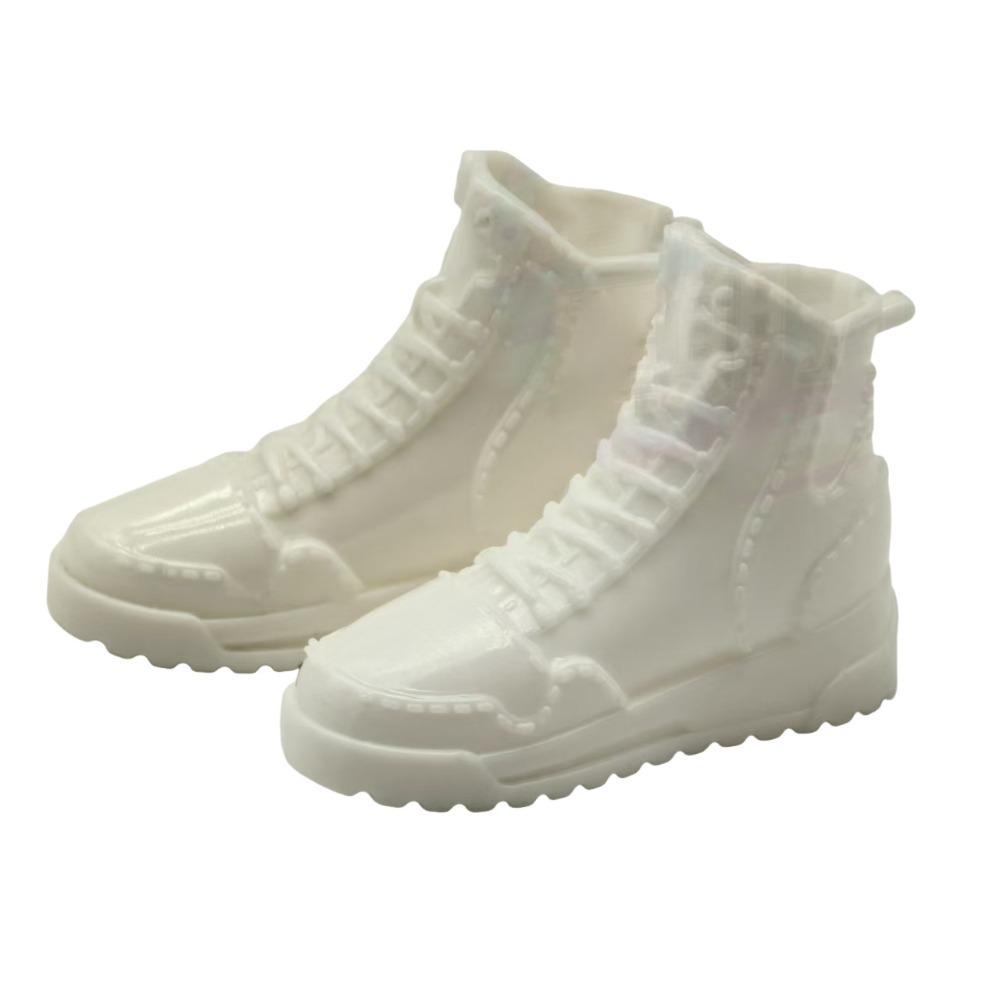 Plastic 1/6 Doll Shoes Fashion Shoes Clothes Accessories Fit Foot Length 2cm Dolls