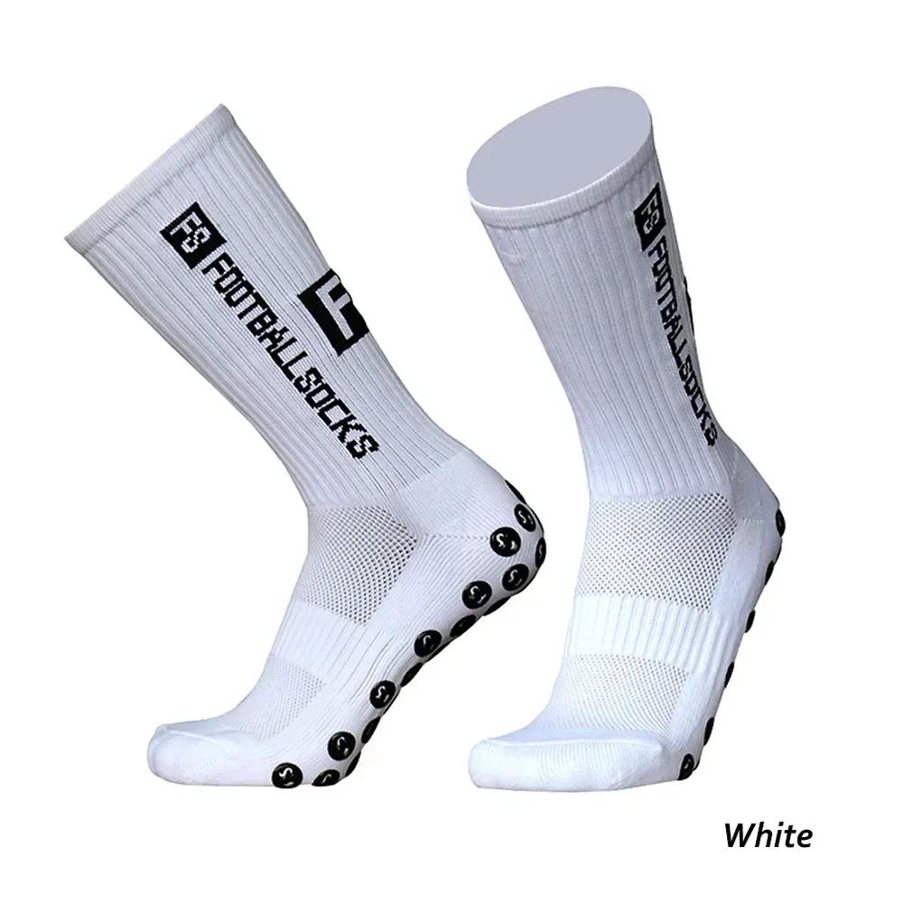 1Pair Football Socks Soccer Non-slip Crew Socks Outdoor American Football Breathable Silicone Athletic Socks Men Women